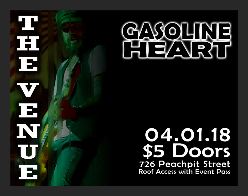 Show Flyer for Band Gasoline Hear